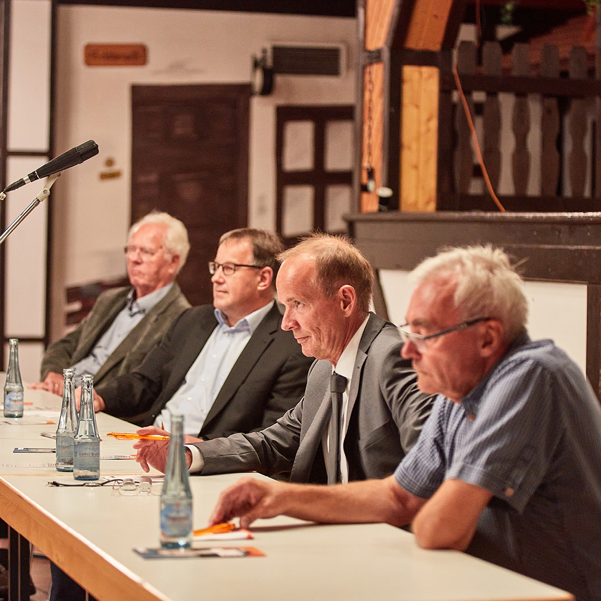 v.l.n.r.: Hermann Guntermann, Friedhelm Arens, Theo Melcher, Hans-Werner Schulte